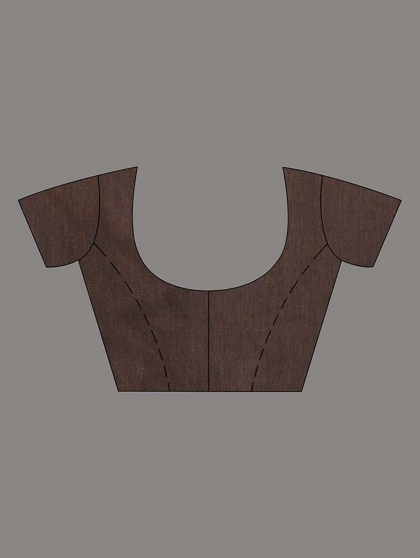 women solid handloom saree with blouse - 21839817 -  Standard Image - 4