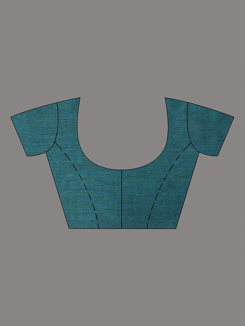women striped handloom saree with blouse - 21839867 - Standard Image - 4