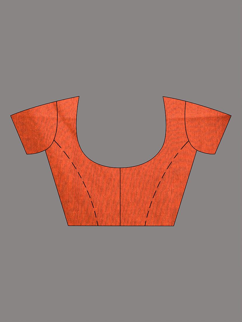 women striped handloom saree with blouse - 21839868 - Standard Image - 4