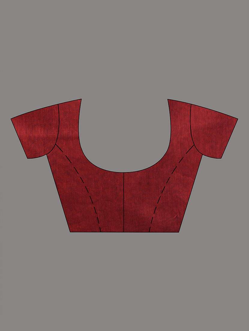 women maroon handloom saree with blouse - 21839879 -  Standard Image - 4