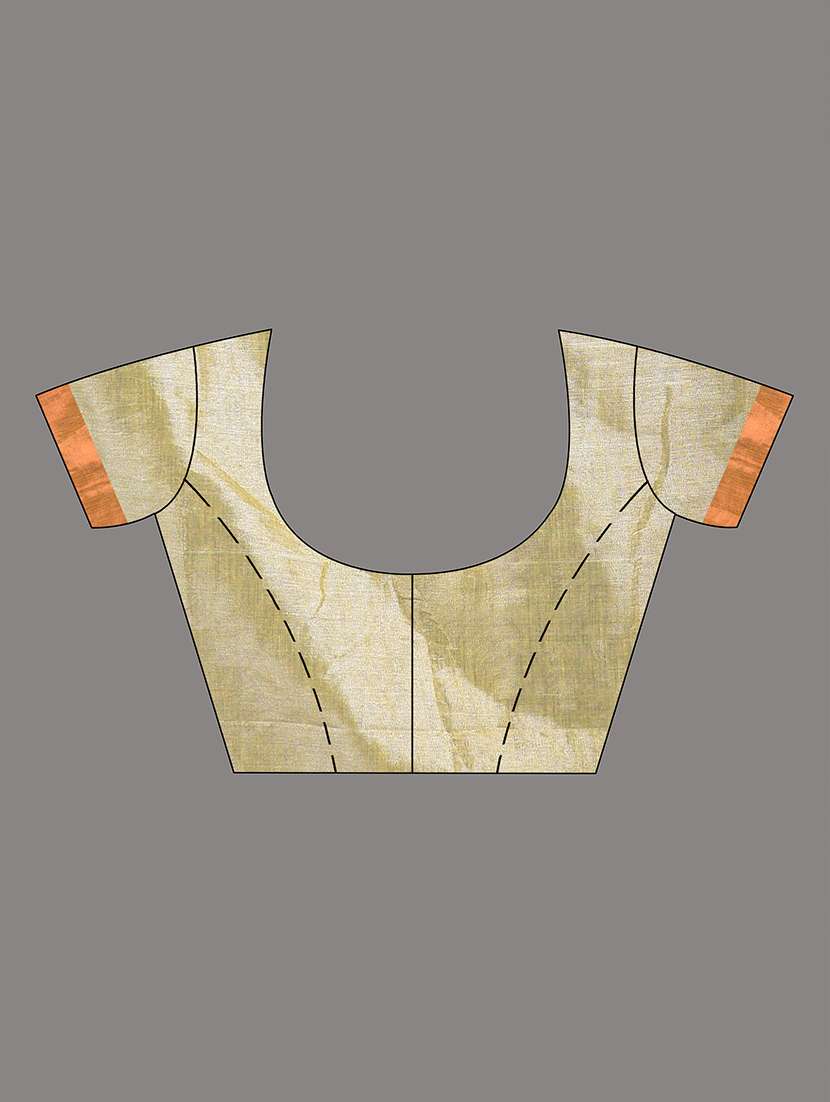 women grey handloom saree with blouse - 21839887 -  Standard Image - 4