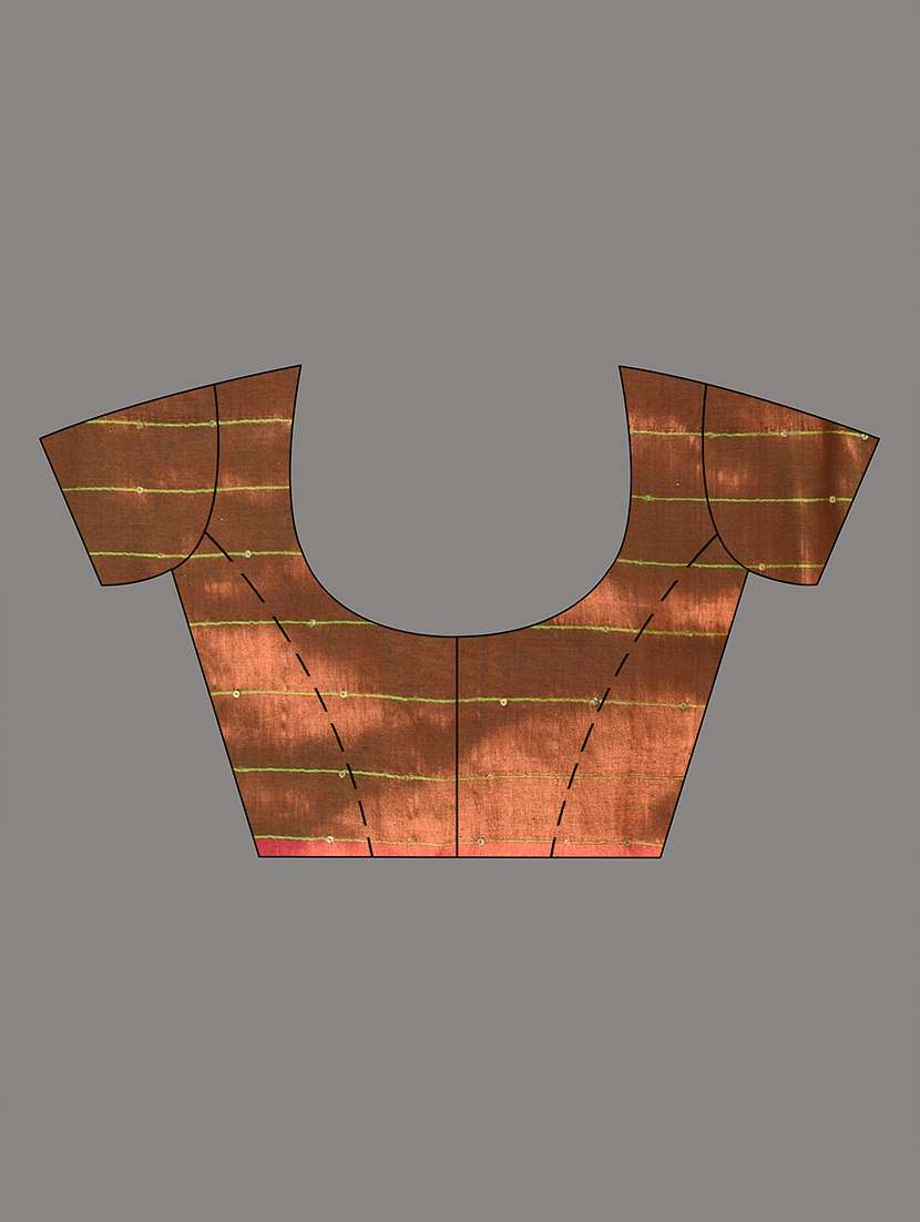 women grey handloom saree with blouse - 21839889 -  Standard Image - 4