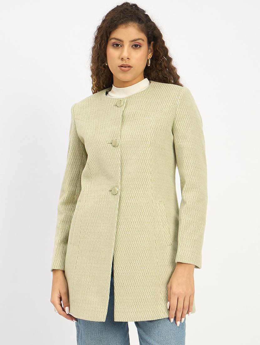 women self designed long sleeves coatigan - 21839900 - Zoom Image - 0
