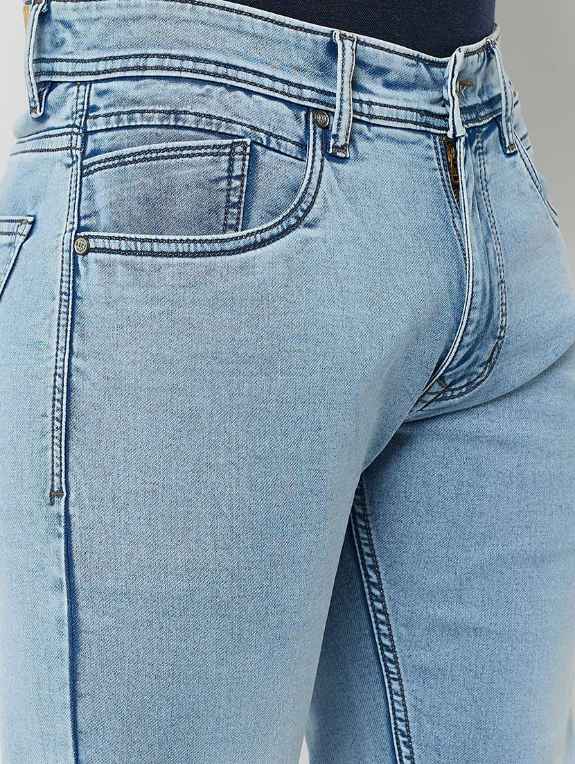 men solid mid rise relaxed fit jean - 21840064 -  Standard Image - 4