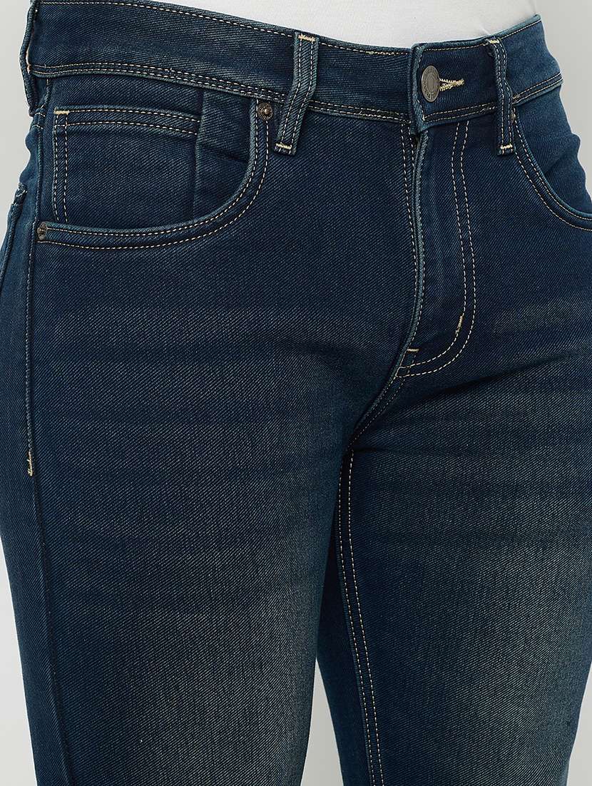 men washed mid rise skinny fit jean - 21840067 -  Standard Image - 4