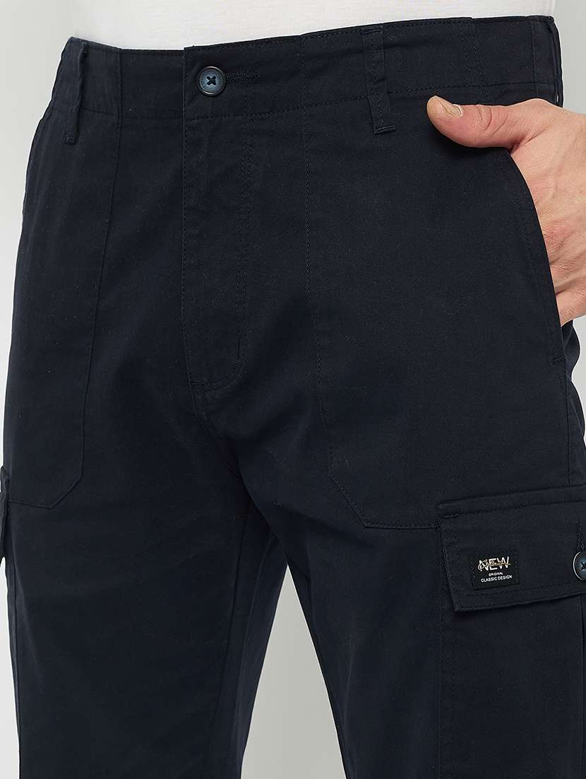 men mid rise ankle length cargo - 21840162 - Standard Image - 4