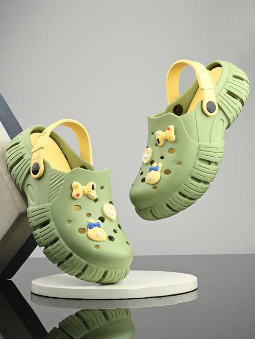women olive slip on clogs - 21840166 - Standard Image - 0