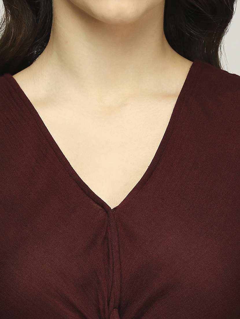 women solid sleeveless front slit a-line kurta - 21840278 -  Standard Image - 4