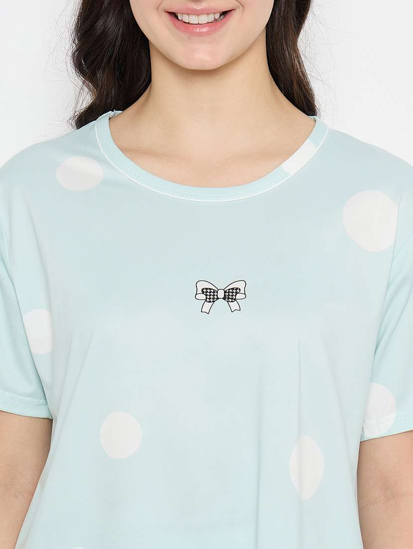 women printed short sleeve pyjama set nightwear  - 21840493 -  Standard Image - 4