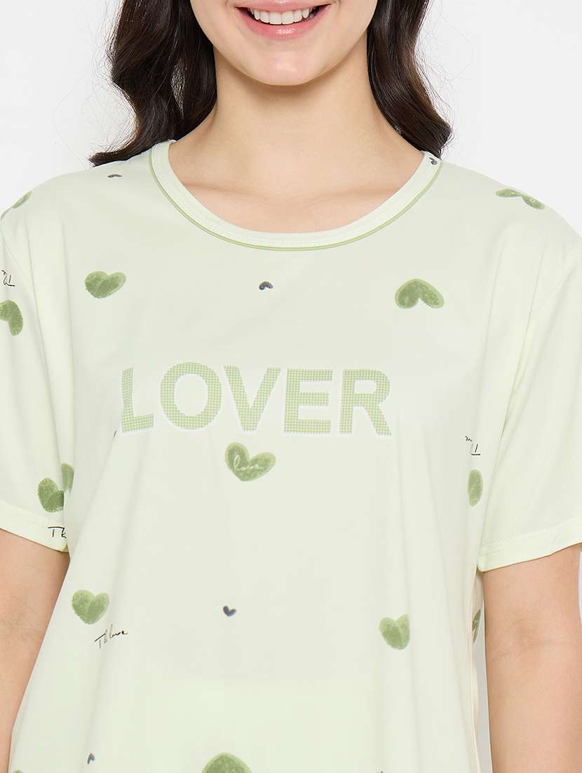 women printed short sleeve pyjama set nightwear  - 21840496 -  Standard Image - 4