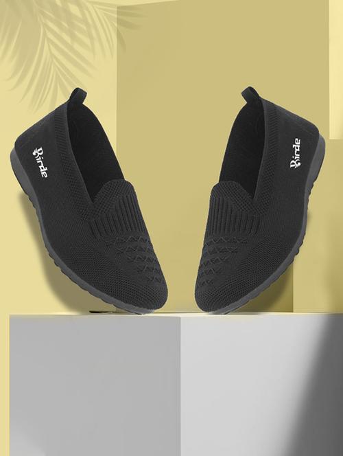 women black slip on casual shoe - 21840507 -  Standard Image - 0