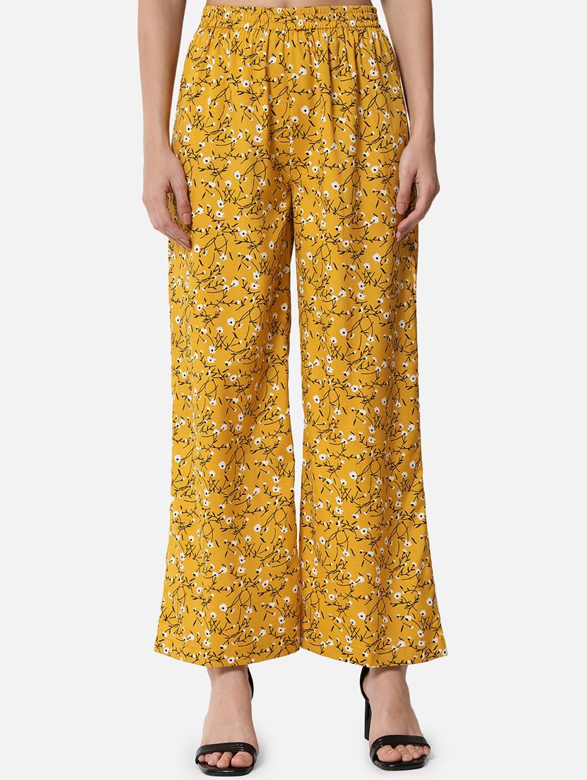 women printed high rise straight palazzo - 21840861 -  Zoom Image - 0