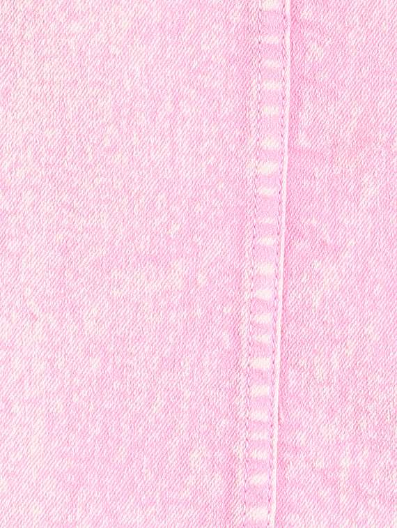 girls pink solid short sleeve a-line dress - 21840996 -  Standard Image - 4