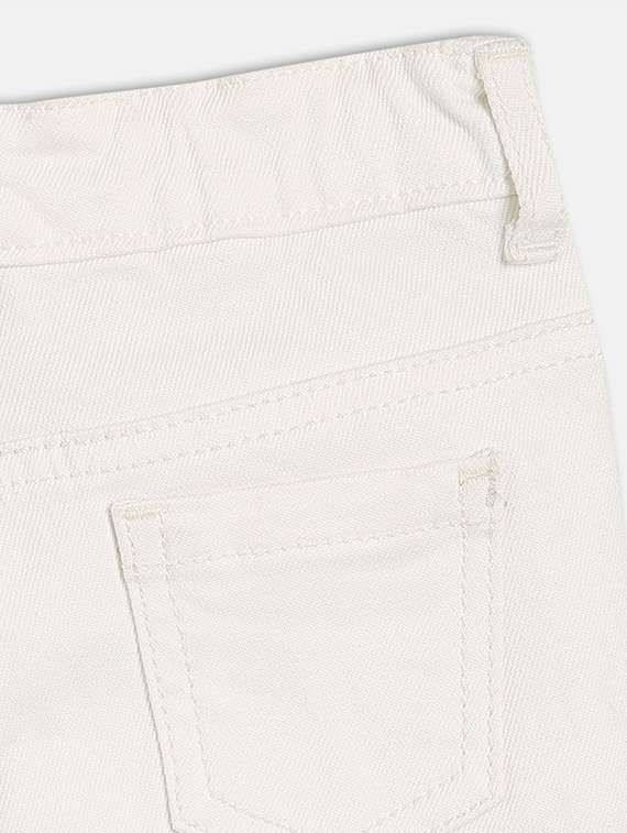 girls white denim plain jean - 21841006 -  Standard Image - 4