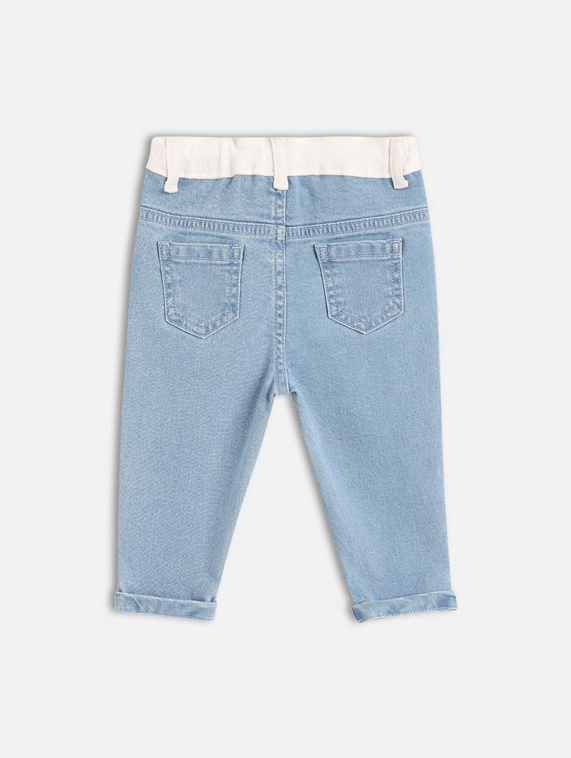 boys light blue denim plain jean - 21841008 -  Standard Image - 1