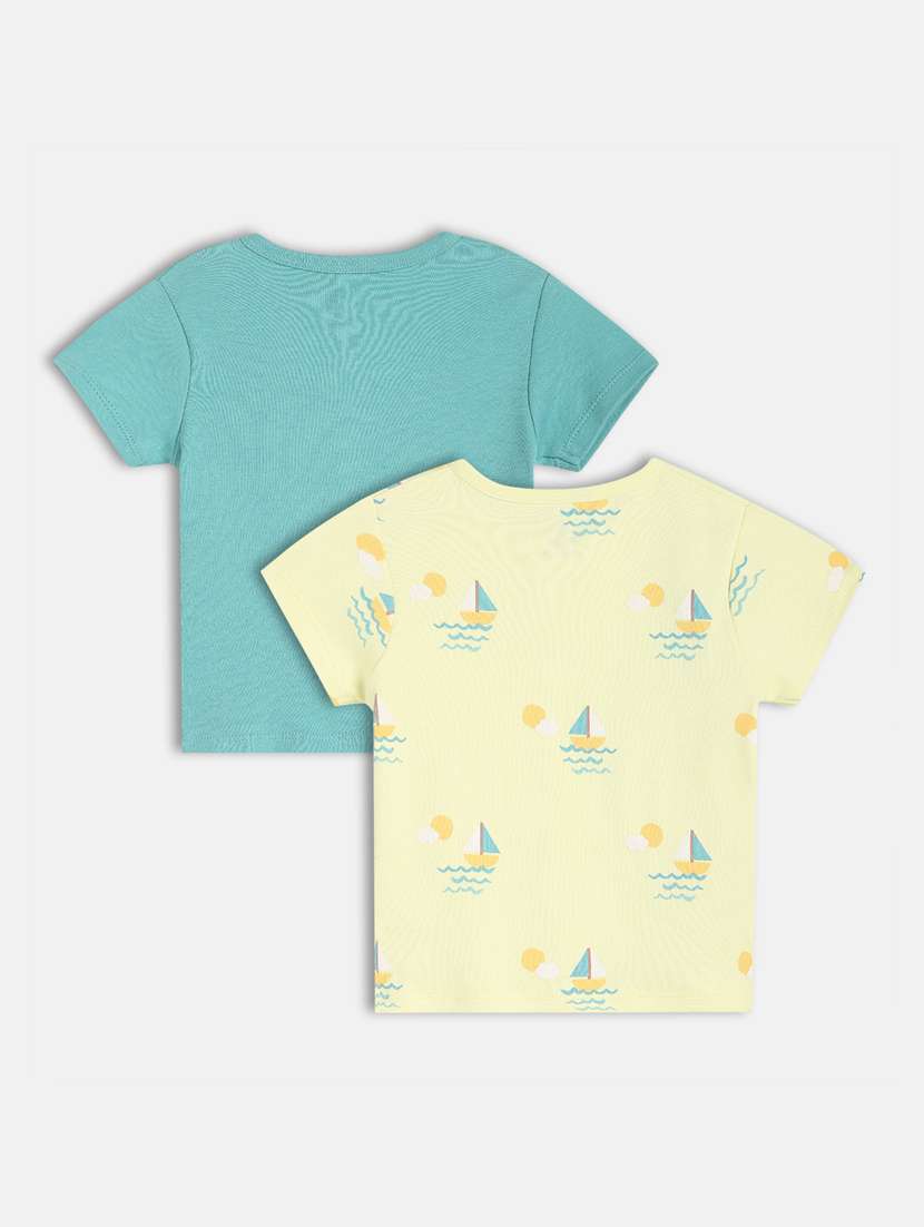 kids pack of 2 printed hort sleeves shirt - 21841068 - Standard Image - 1