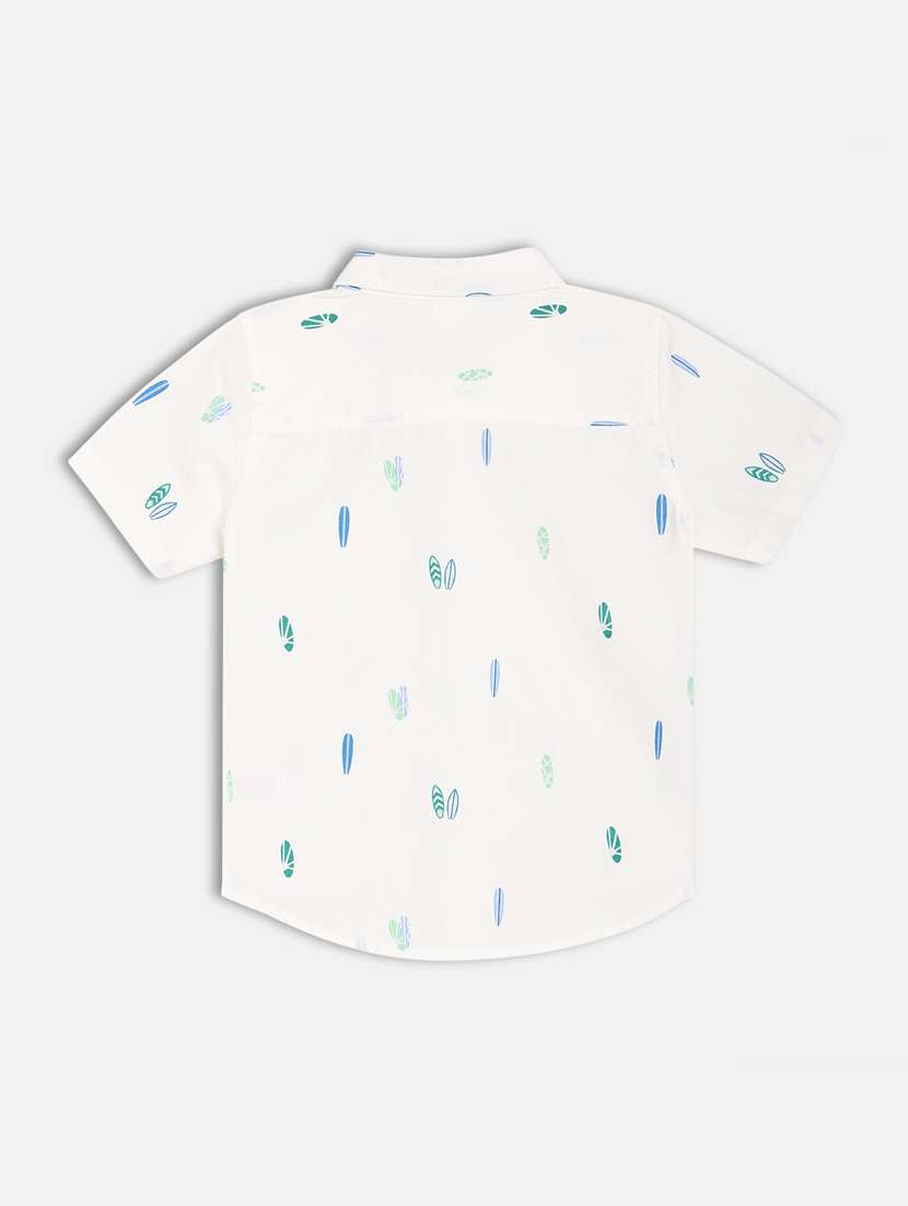 kids collared printed short sleeves t-shirt - 21841083 -  Standard Image - 1