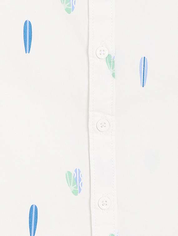 kids collared printed short sleeves t-shirt - 21841083 -  Standard Image - 4