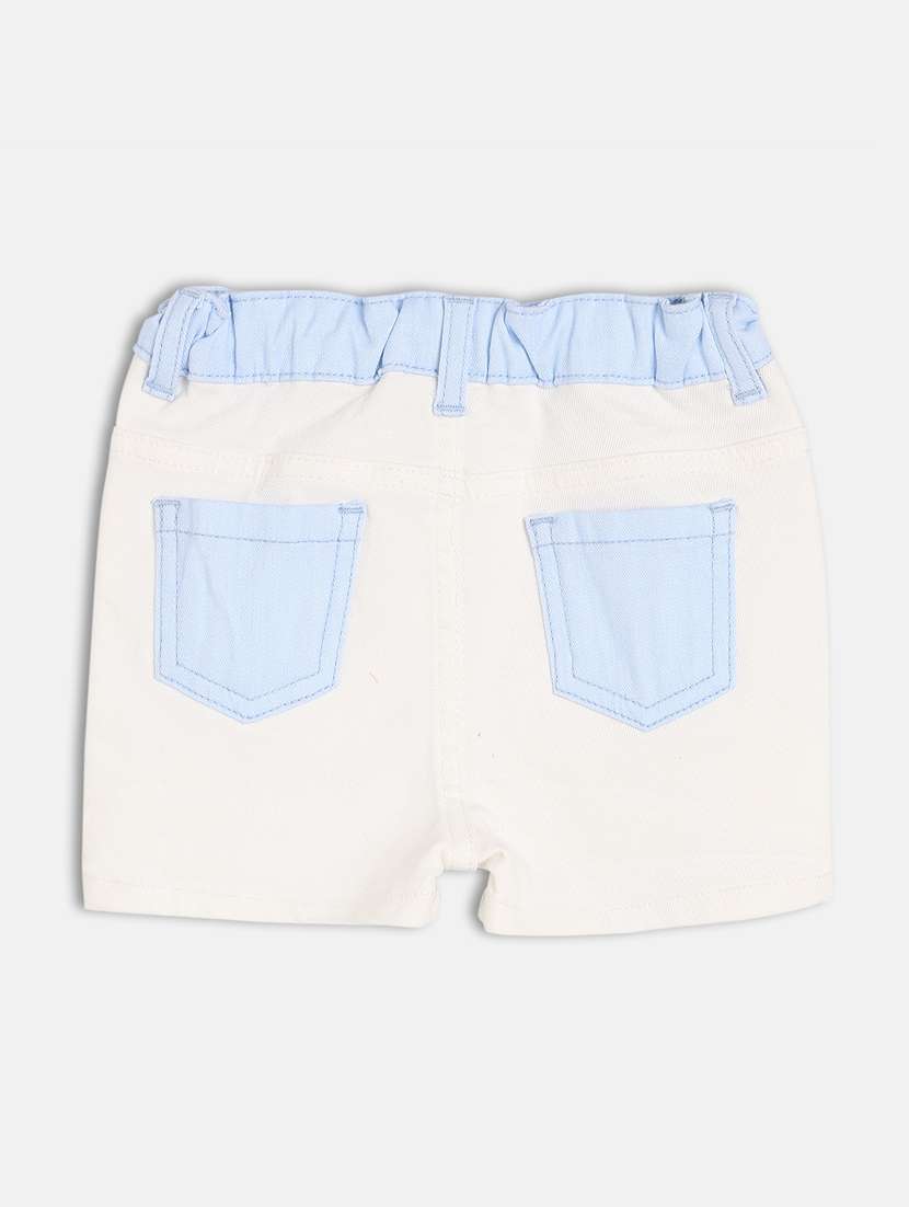 kids solid mid rise shorts  - 21841091 -  Standard Image - 1