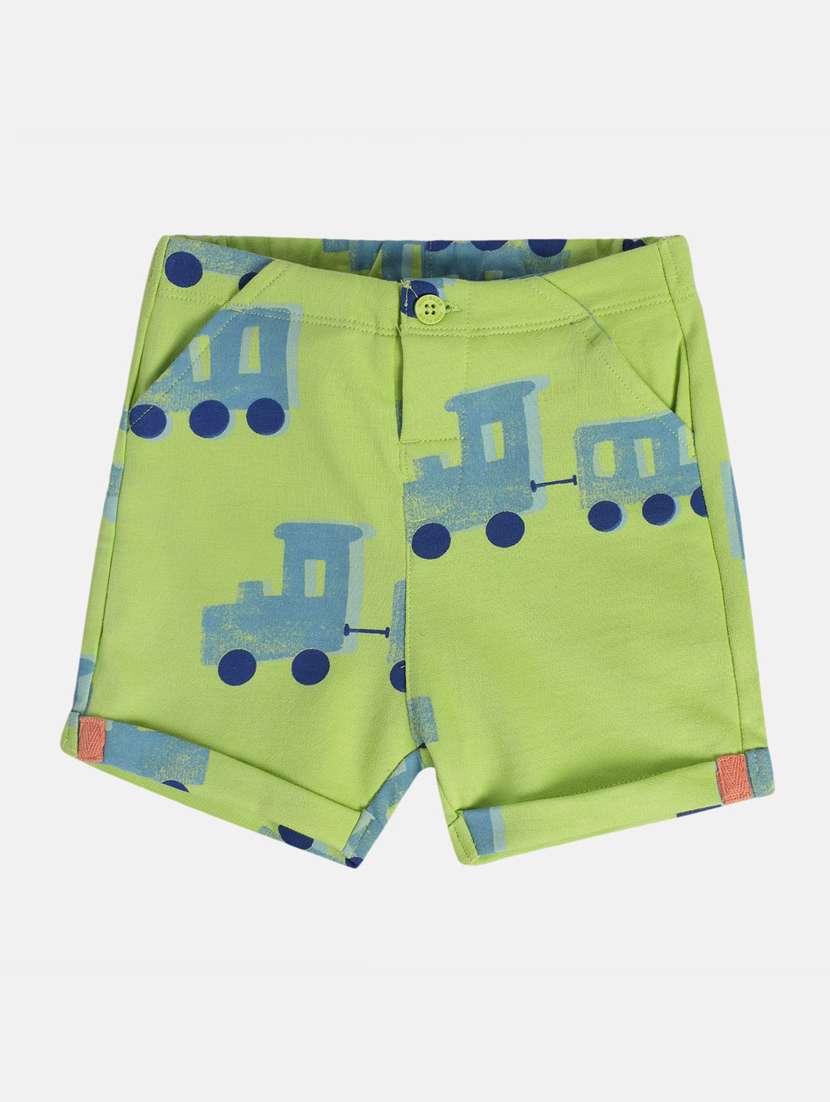 kids printed mid rise shorts  - 21841108 -  Standard Image - 1