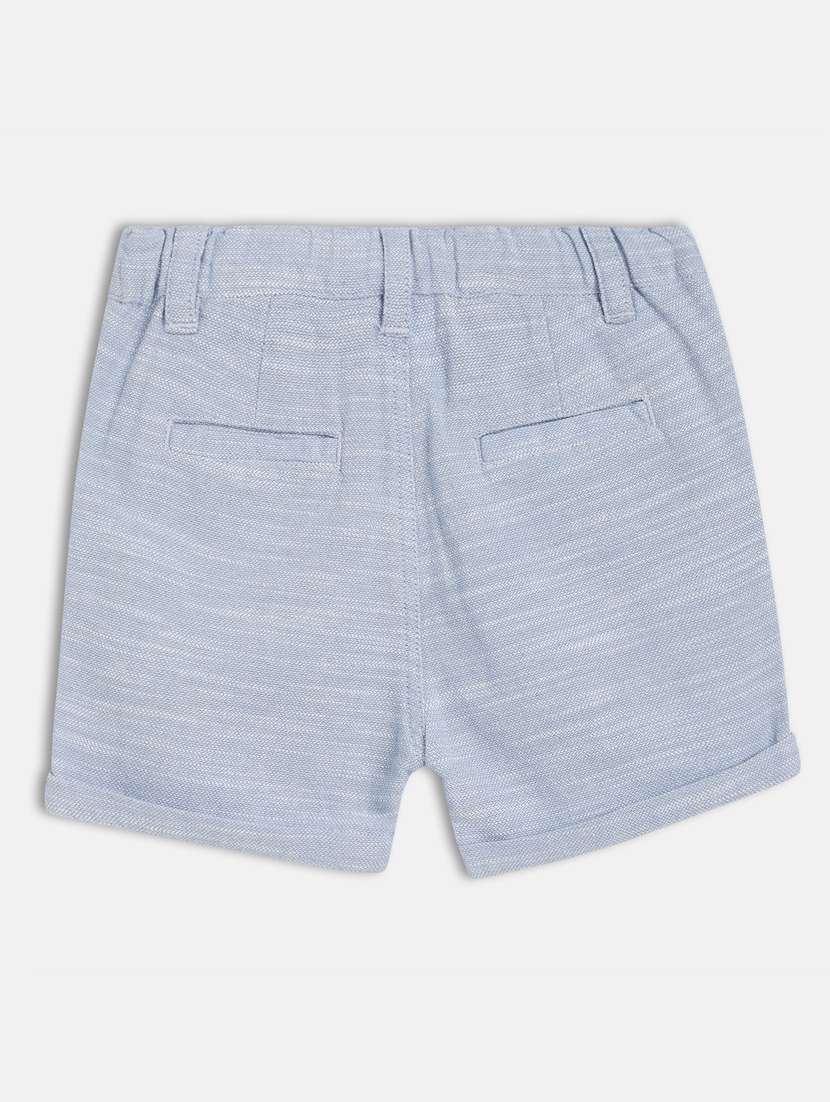 kids solid mid rise shorts  - 21841122 -  Standard Image - 1
