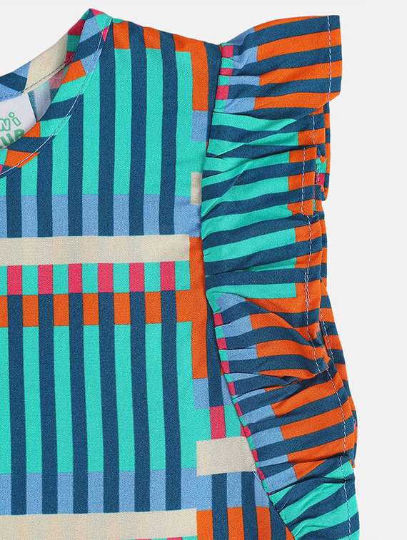 girls printed round neck top - 21841166 -  Standard Image - 4