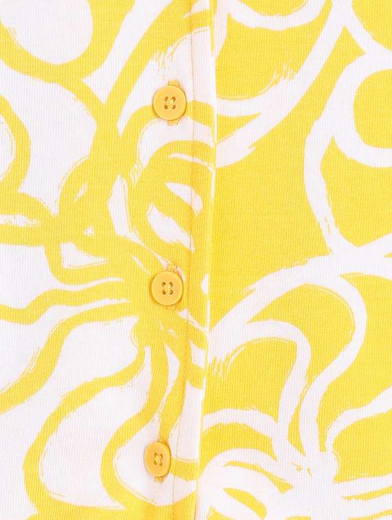 girls yellow printed short sleeve top - 21841197 -  Standard Image - 4