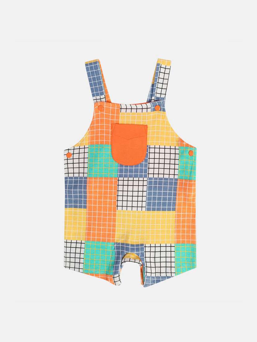 boys checkered t-shirt & dungarees sets  - 21841251 -  Standard Image - 4