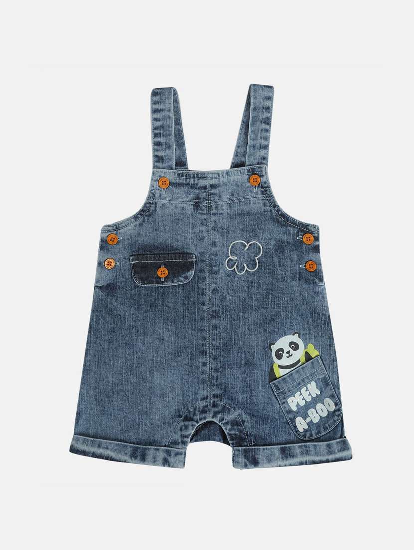 boys printed t-shirt & dungarees sets  - 21841255 -  Standard Image - 4