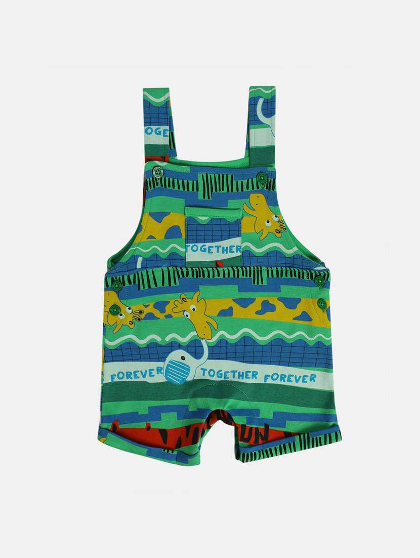 boys printed t-shirt & dungarees sets  - 21841256 -  Standard Image - 4