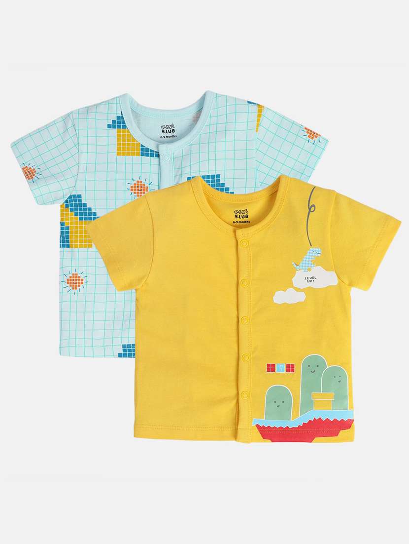 boys pack of 2 printed t-shirt - 21841263 -  Standard Image - 1