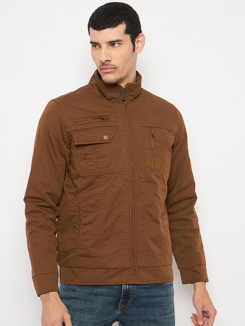 men solid long sleeve casual jacket - 21841403 -  Standard Image - 0