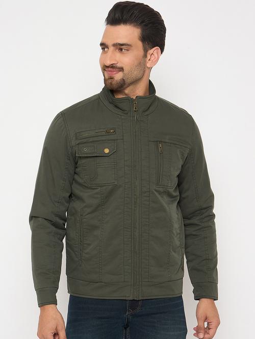 men solid long sleeve casual jacket - 21841404 -  Standard Image - 0