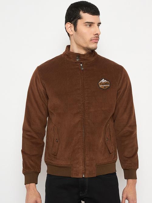 men solid long sleeve casual jacket - 21841405 - Standard Image - 0