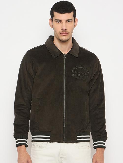 men solid long sleeve casual jacket - 21841408 - Standard Image - 0