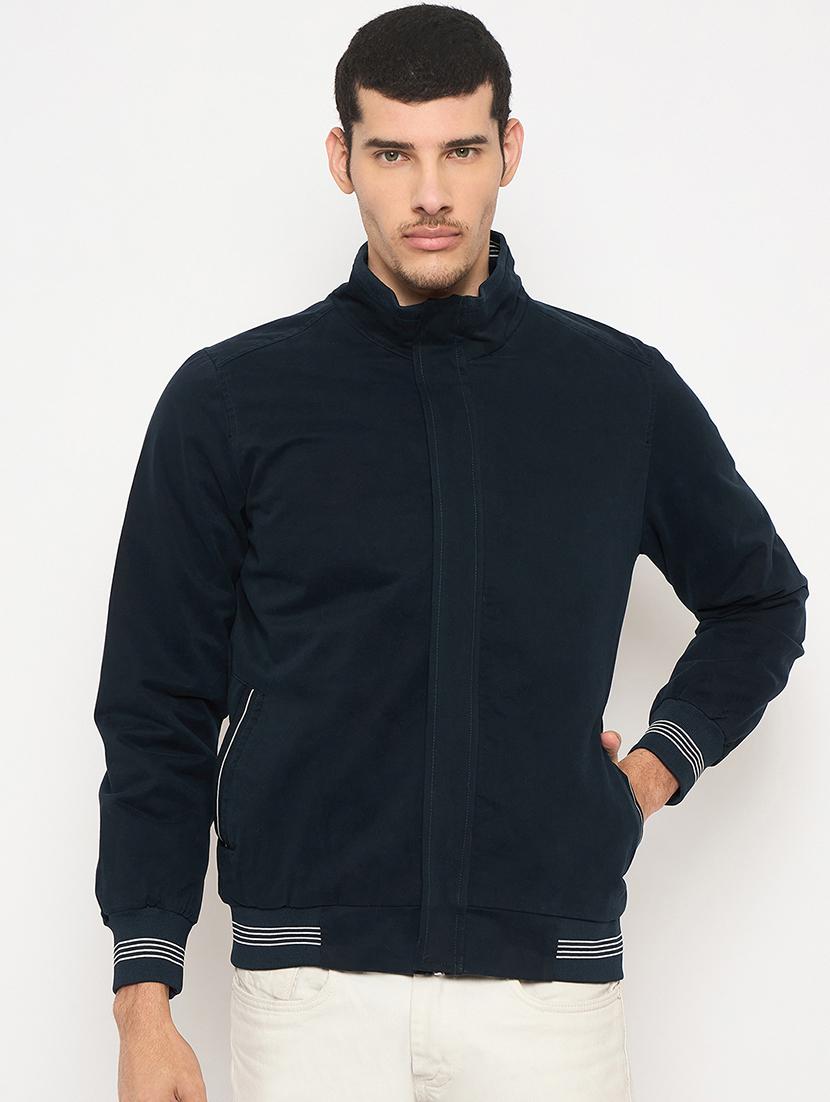 men solid long sleeve casual jacket - 21841409 -  Zoom Image - 0