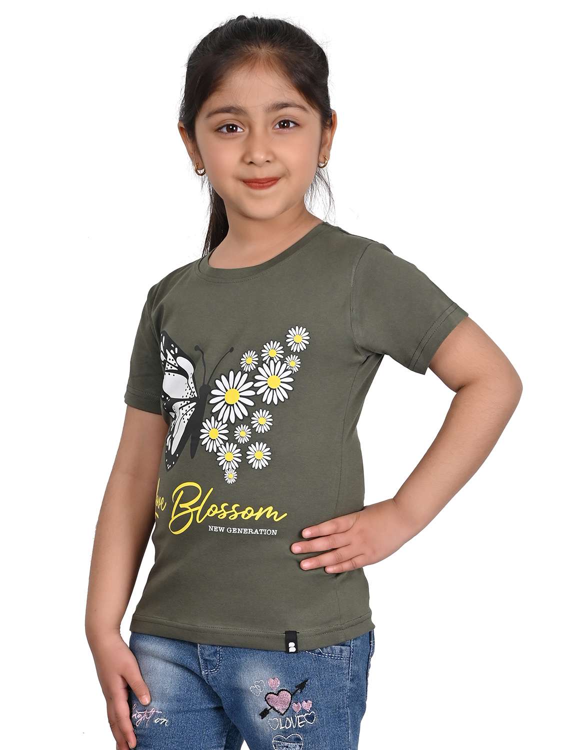 girls graphic printed short sleeve t-shirt - 21841429 -  Standard Image - 1