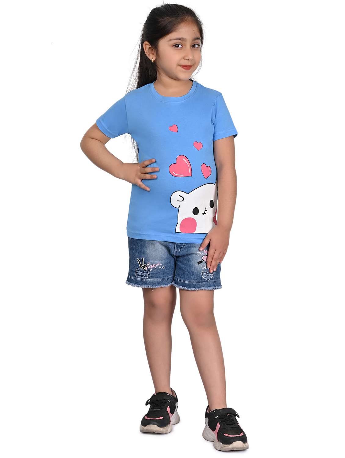 girls graphic printed short sleeve t-shirt - 21841431 -  Standard Image - 4