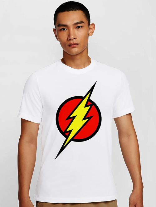 men white round neck regular fit t-shirt - 21841628 -  Standard Image - 0