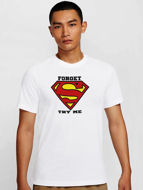 men white round neck regular fit t-shirt - 21841634 -  Standard Image - 0