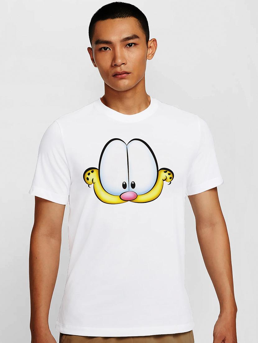 men white round neck regular fit t-shirt - 21841738 -  Zoom Image - 0