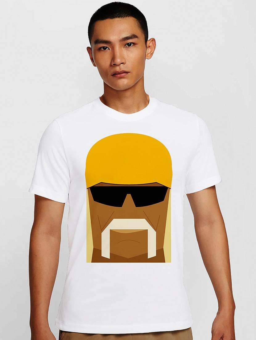 men white round neck regular fit t-shirt - 21841807 - Zoom Image - 0