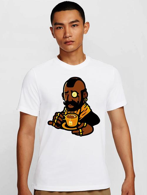 men white round neck regular fit t-shirt - 21842194 -  Standard Image - 0