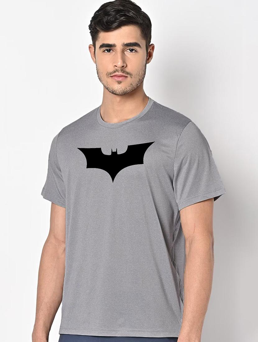 men grey round neck regular fit t-shirt - 21842504 -  Standard Image - 1