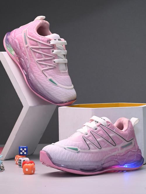 boys pink lace up sport shoes - 21842900 -  Standard Image - 0