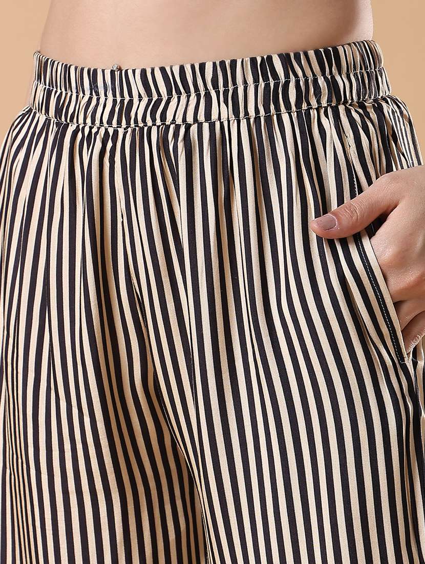 women three quarter sleeve kurta pant with dupatta set - 21842947 -  Standard Image - 6