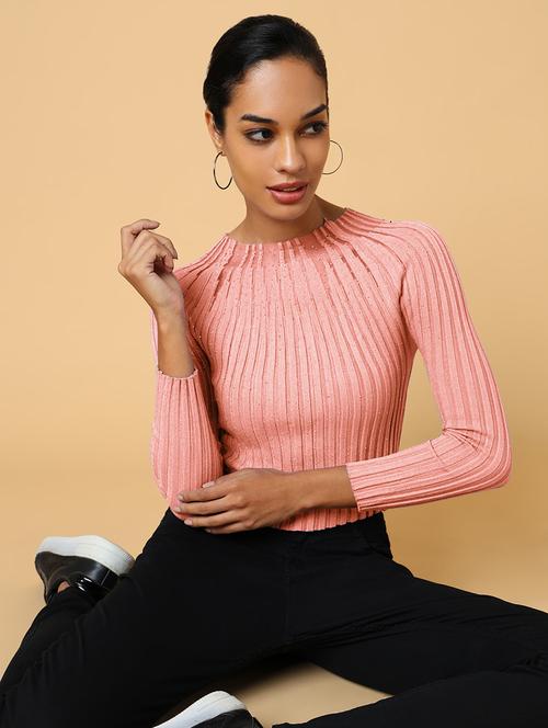 women self designed long sleeves pullover - 21843003 - Standard Image - 0