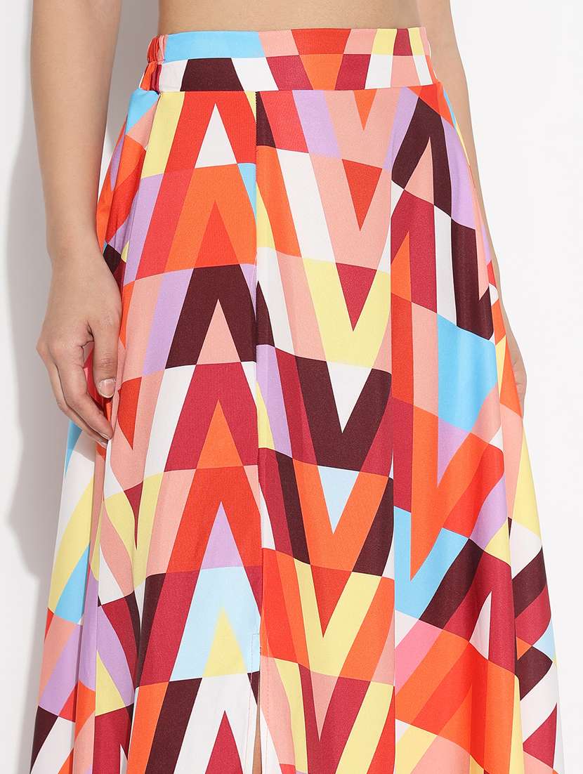 women printed top and skirt co-ord set - 21843073 -  Standard Image - 6