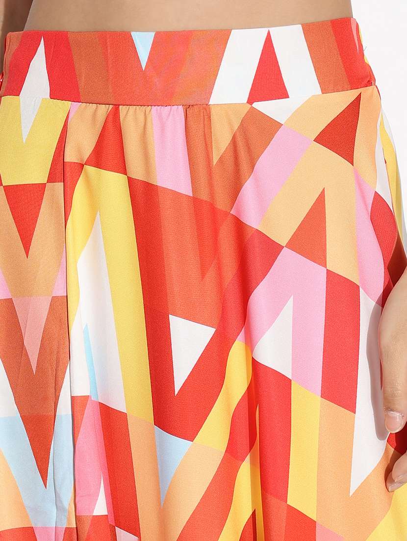 women printed top and skirt co-ord set - 21843074 -  Standard Image - 6