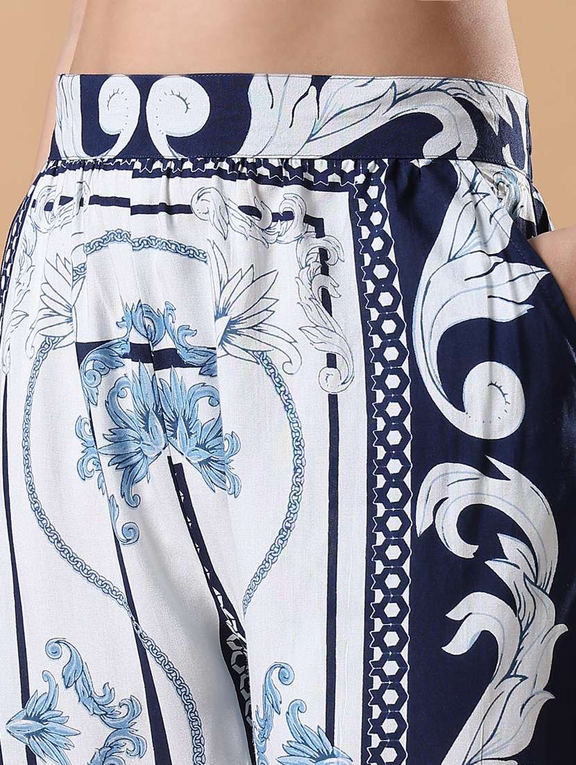 women printed shirt and trouser co-ord set - 21843076 -  Standard Image - 6